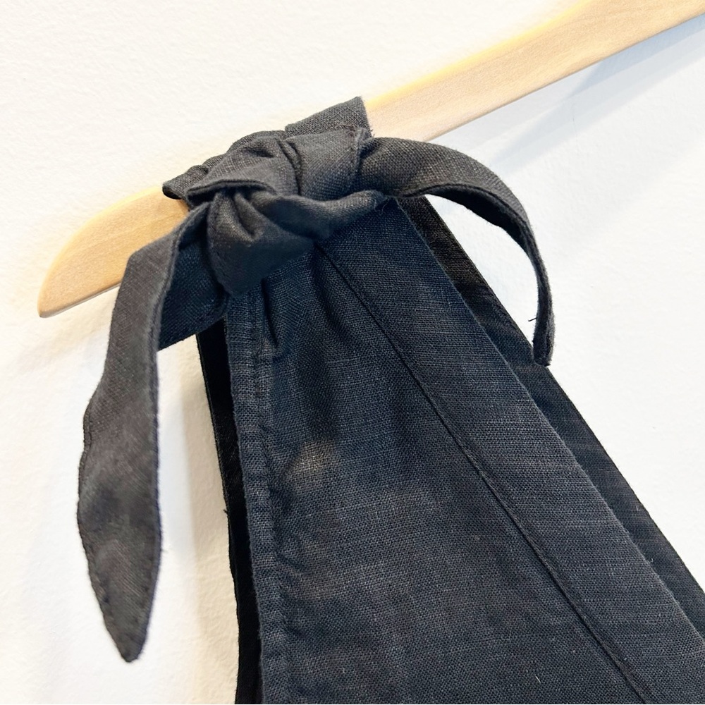 Black Linen Top - Picture 3 of 3